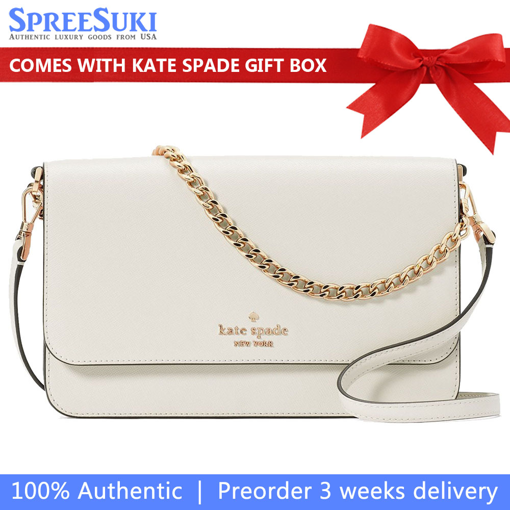 Kate Spade Madison Flap Saffiano Crossbody Bag Sling Meringue # KC430