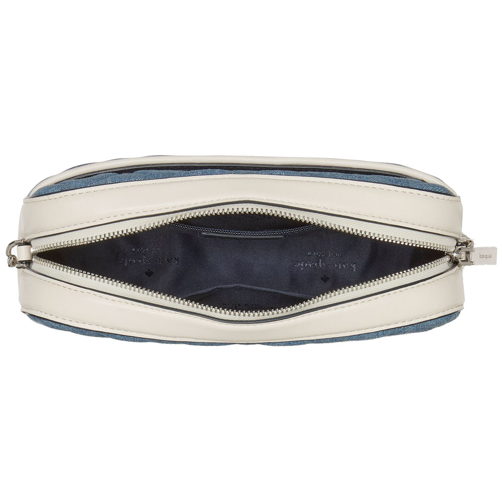 Kate Spade Carey Denim Mini Camera Bag Blue Multicolor # KG667
