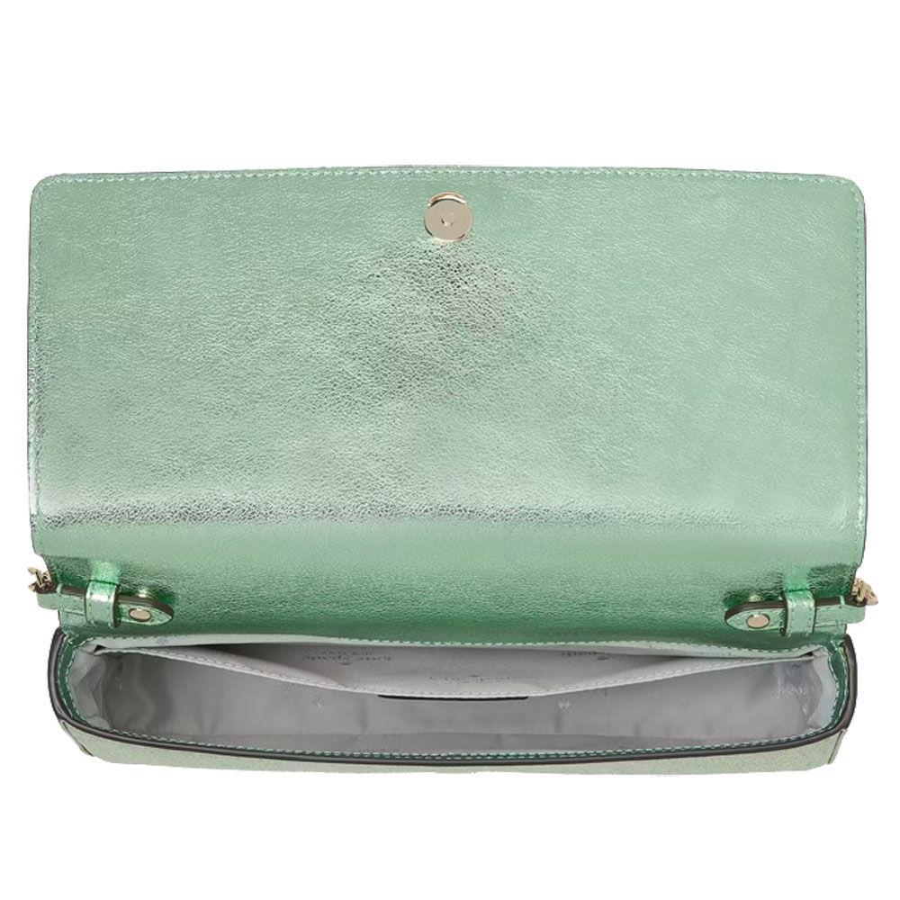 Kate Spade Kenzie Glitter Small Convertible Crossbody Seawater # KK330