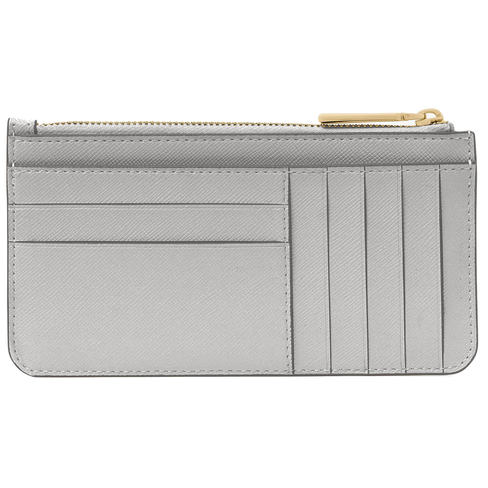 Kate Spade Kenzie Limited Edition Large Slim Card Holder Platinum Grey # KI985