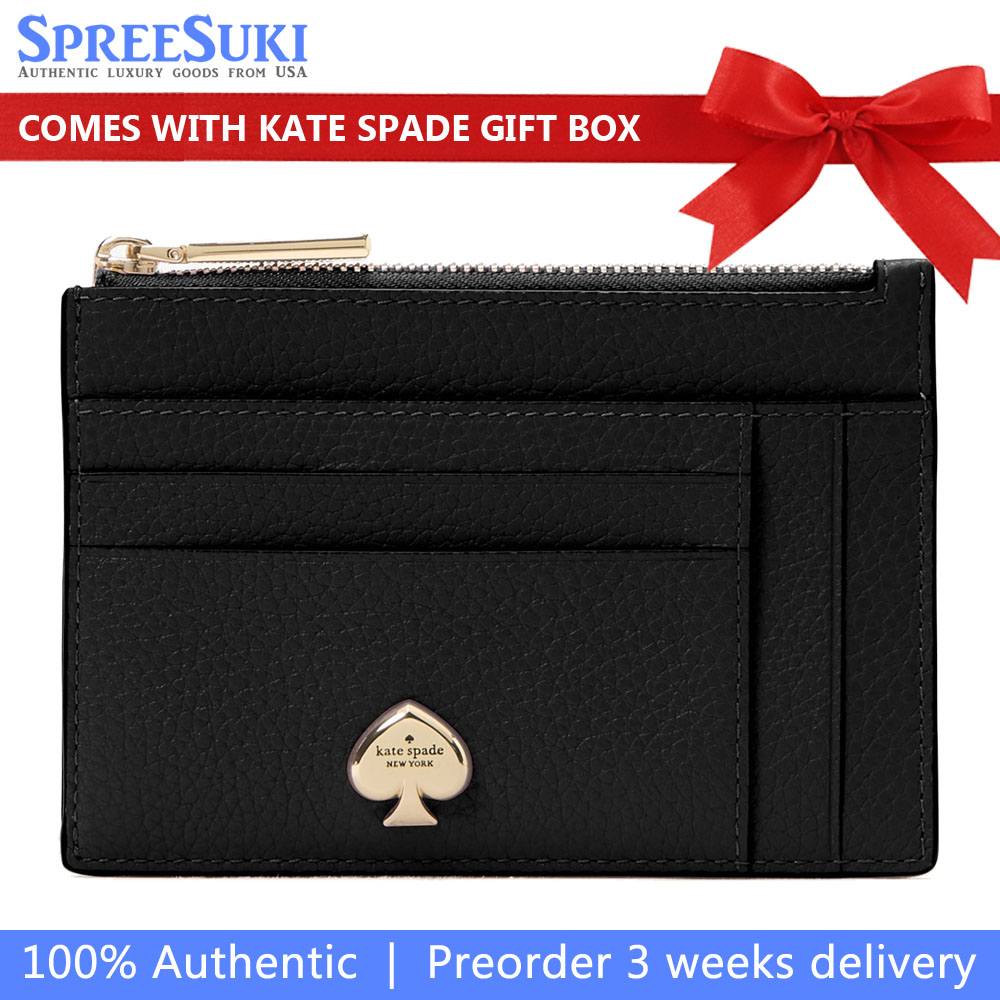 Kate Spade Kaya Large Slim Cardholder Black # KL837