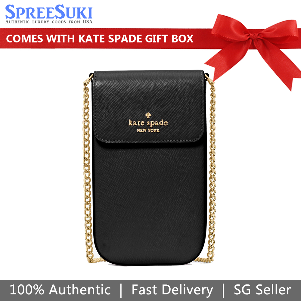 Kate Spade Madison Phone Crossbody Black # KK152