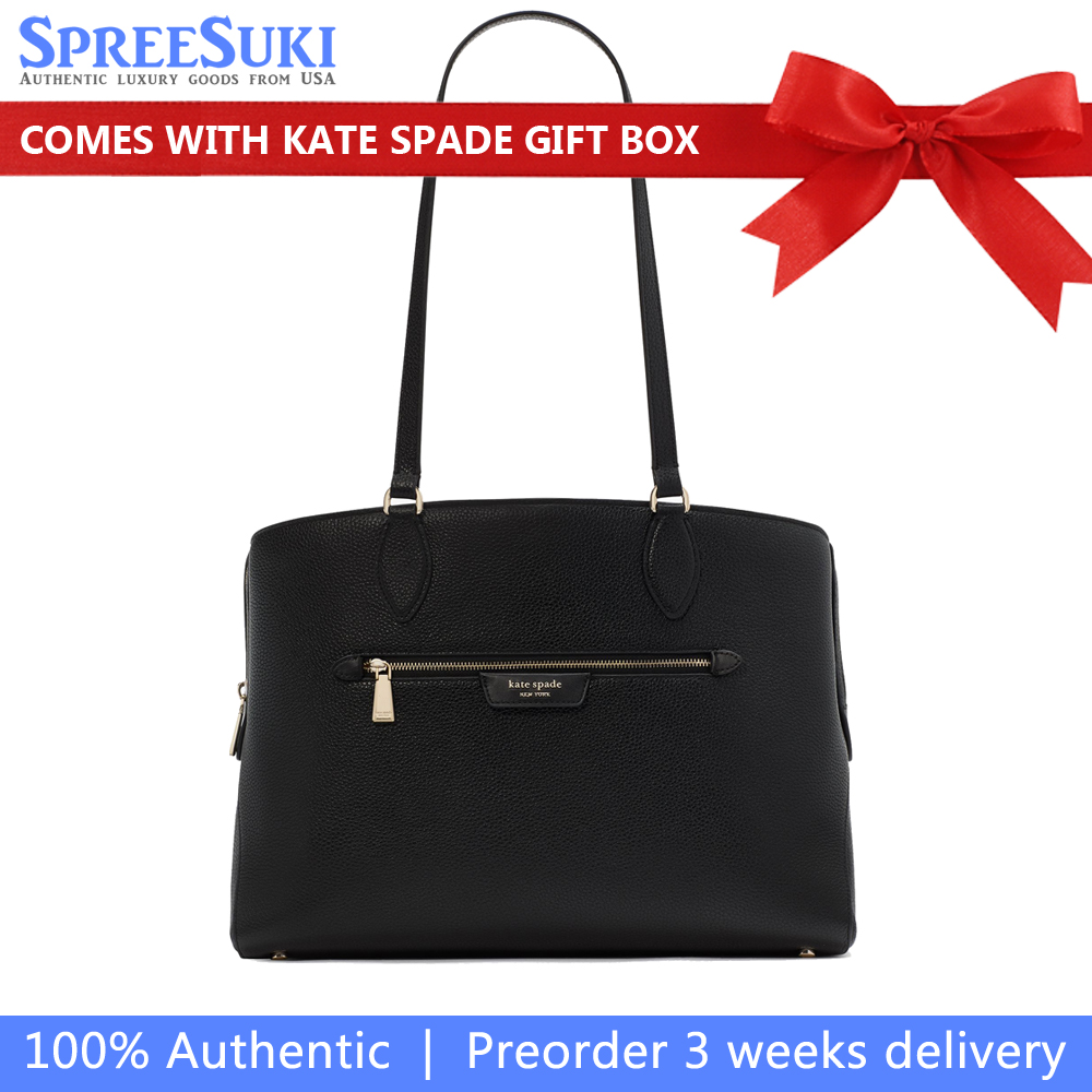 Kate Spade Hudson Work Tote Black # KI425