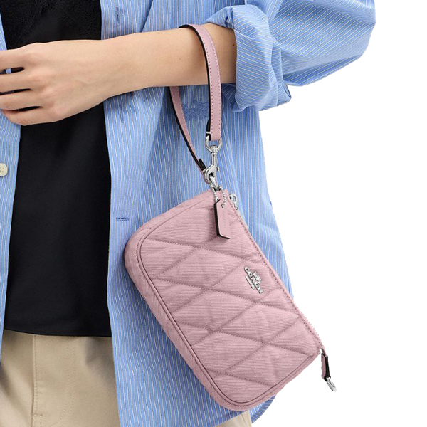 Coach Nolita 19 Silver Ballerina Carnation # CBK58
