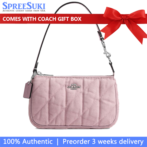 Coach Nolita 19 Silver Ballerina Carnation # CBK58