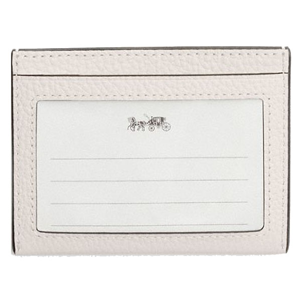 Coach Slim Id Card Case Chalk # CP209