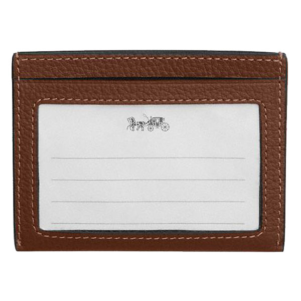 Coach Slim Id Card Case Saddle # CP209