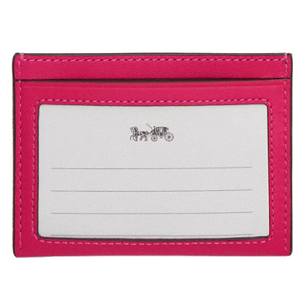 Coach Slim Id Card Case Dragon Fruit # CBX13