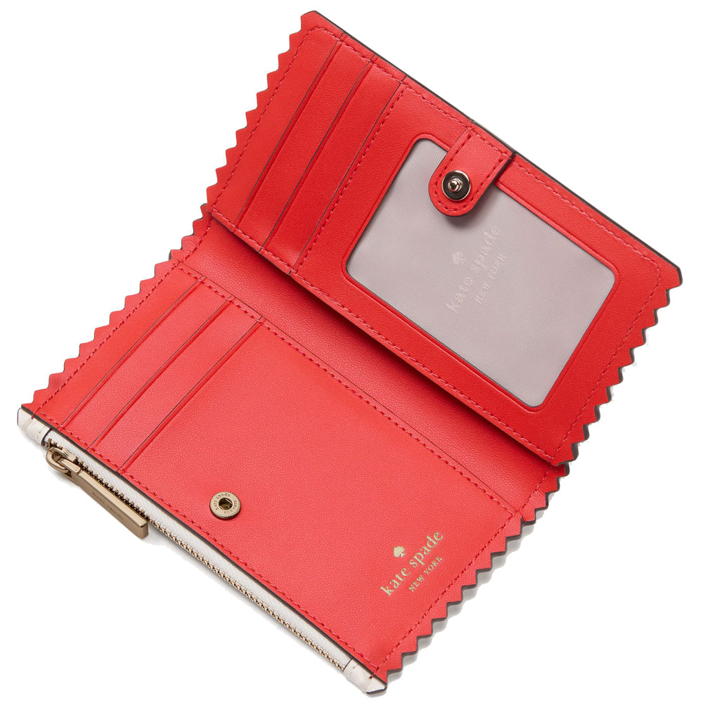 Kate Spade Snack Bar Popsicle Small Slim Bifold Wallet Multi # KK990