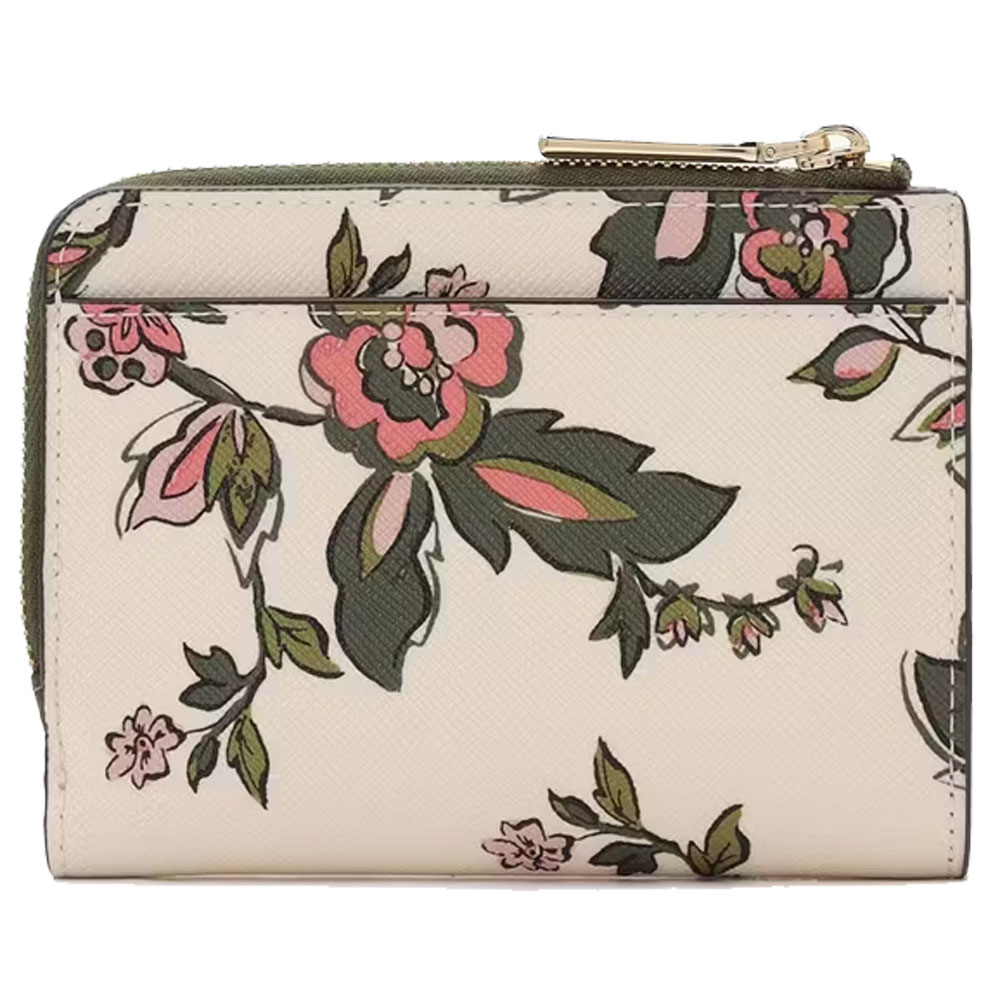Kate Spade Madison Floral Medium Bifold Wallet Meringue Multi # KL865