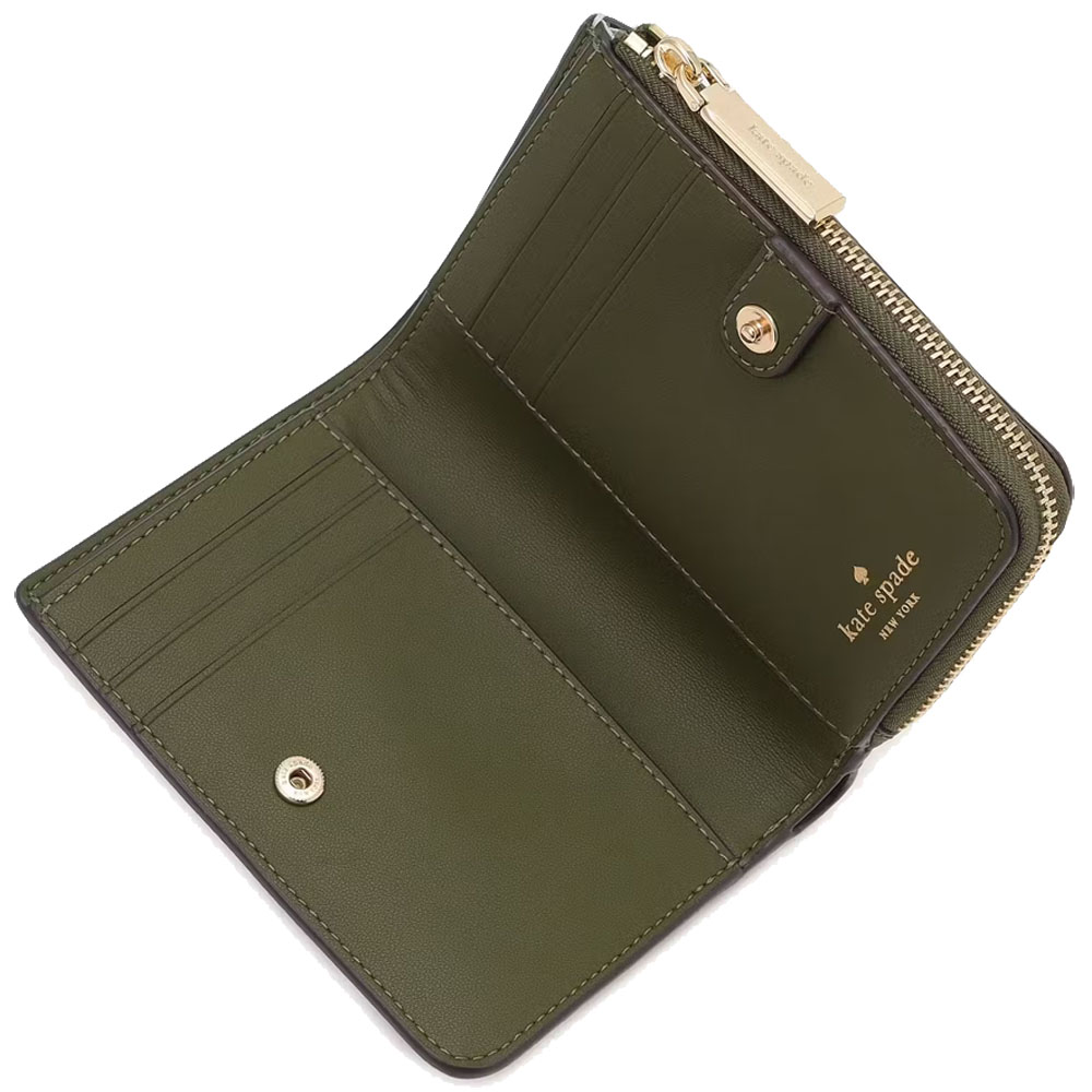 Kate Spade Madison Floral Medium Bifold Wallet Meringue Multi # KL865