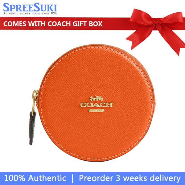 Coach Orange Coin Case Spice Orange # CAN29