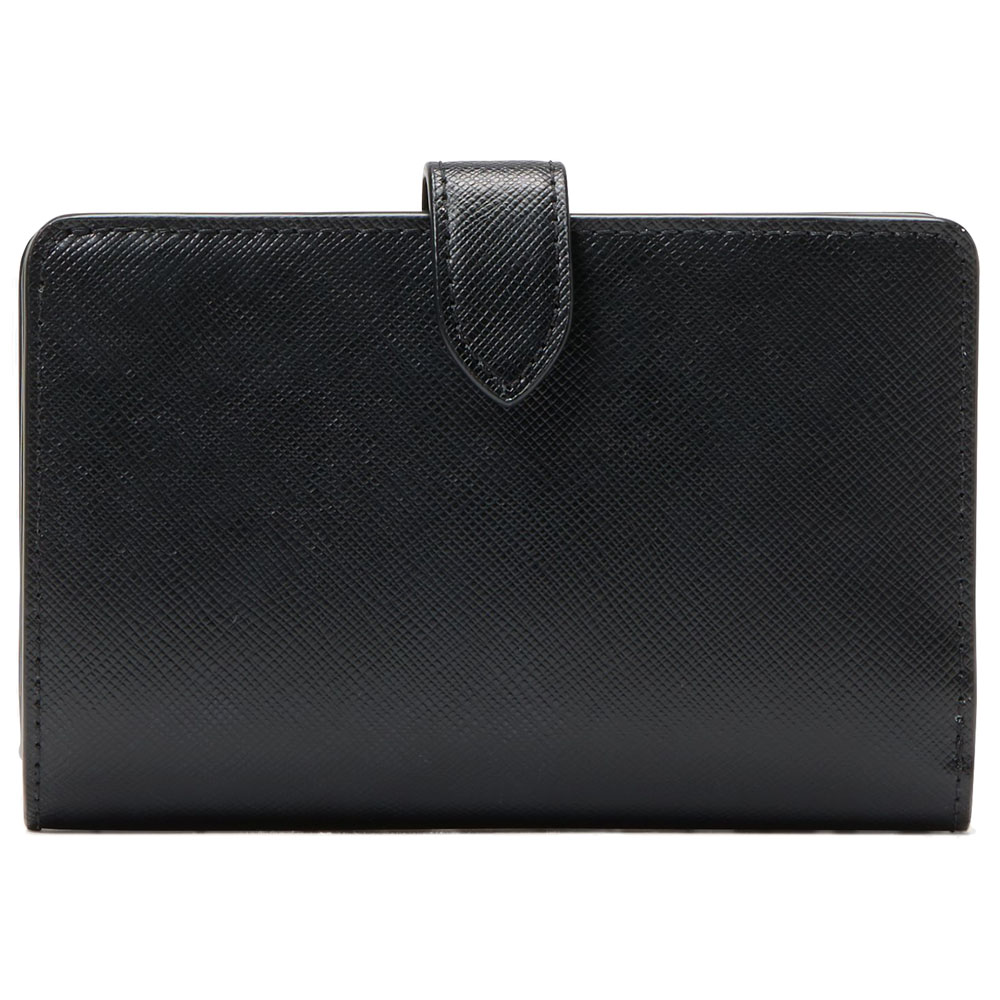 Kate Spade Madison Floral Applique Medium Bifold Wallet Black # KL868