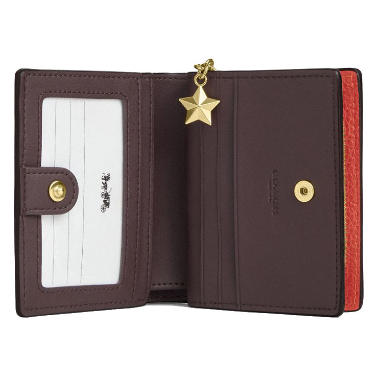 Coach Snap Wallet With Charm Mango # CBO74
