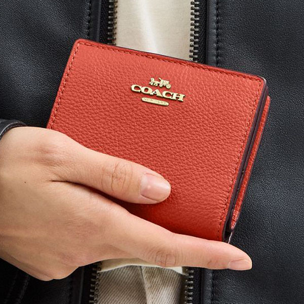 Coach Snap Wallet With Charm Mango # CBO74
