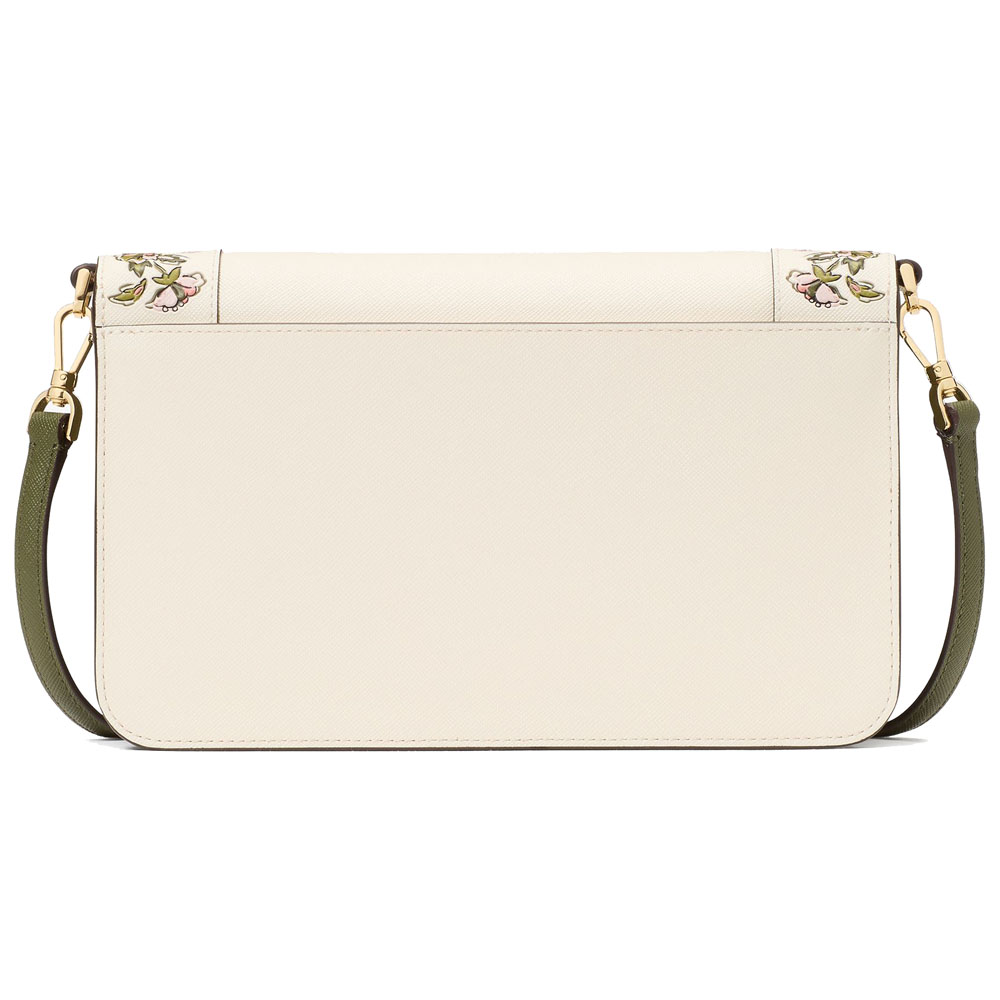 Kate Spade Madison Floral Medium Convertible Crossbody Meringue Multi # KL814