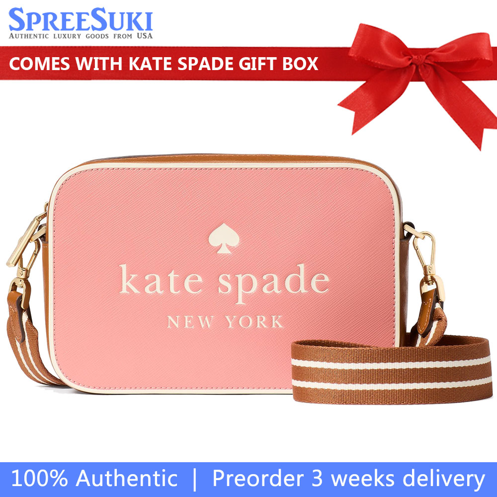 Kate Spade Oh Snap Camera Bag Terracotta Tile Multi # KH756