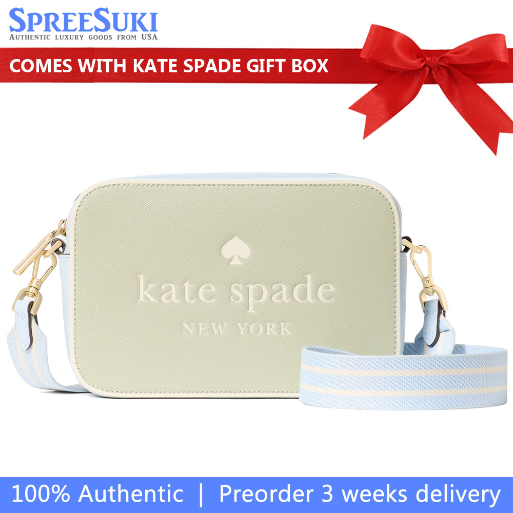 Kate Spade Oh Snap Camera Bag Sage Bundle Multi # KH756