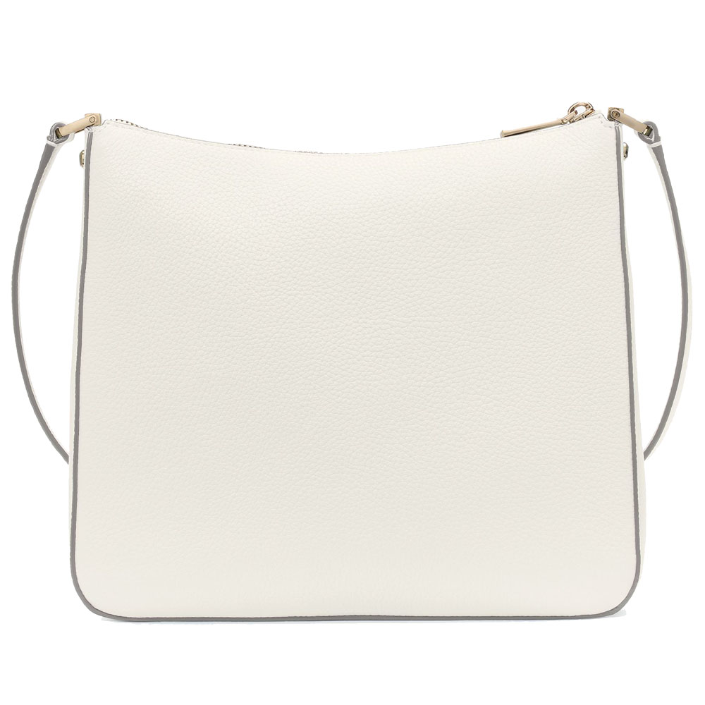 Kate Spade Lena Pebbled Leather Swingpack Crossbody Bag Sling Meringue # KH431