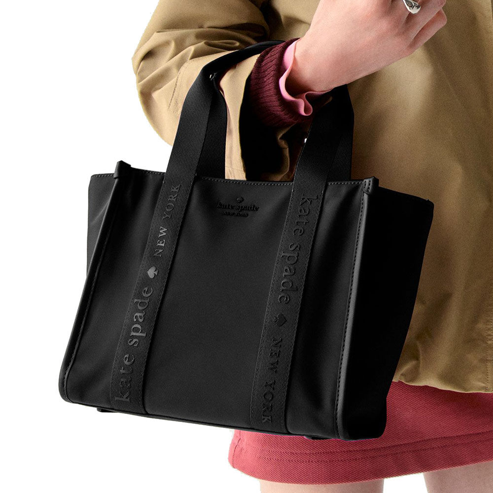 Kate Spade Kip Nylon Small Tote Black # KL926