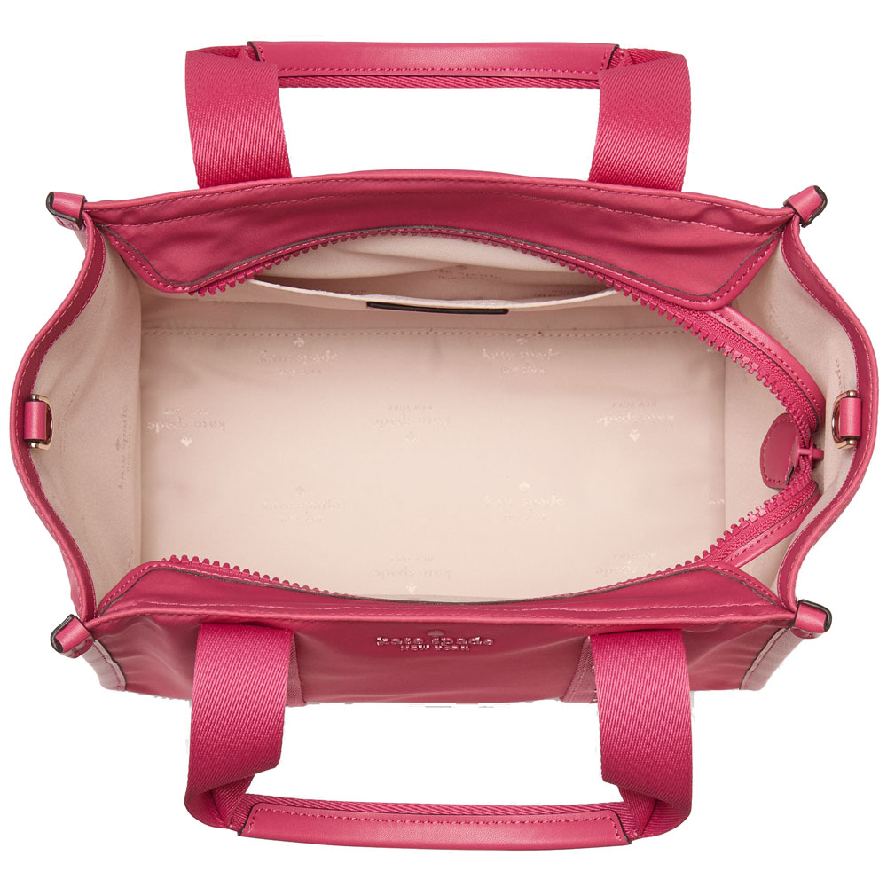 Kate Spade Kip Nylon Small Tote Rose Oil # KL926