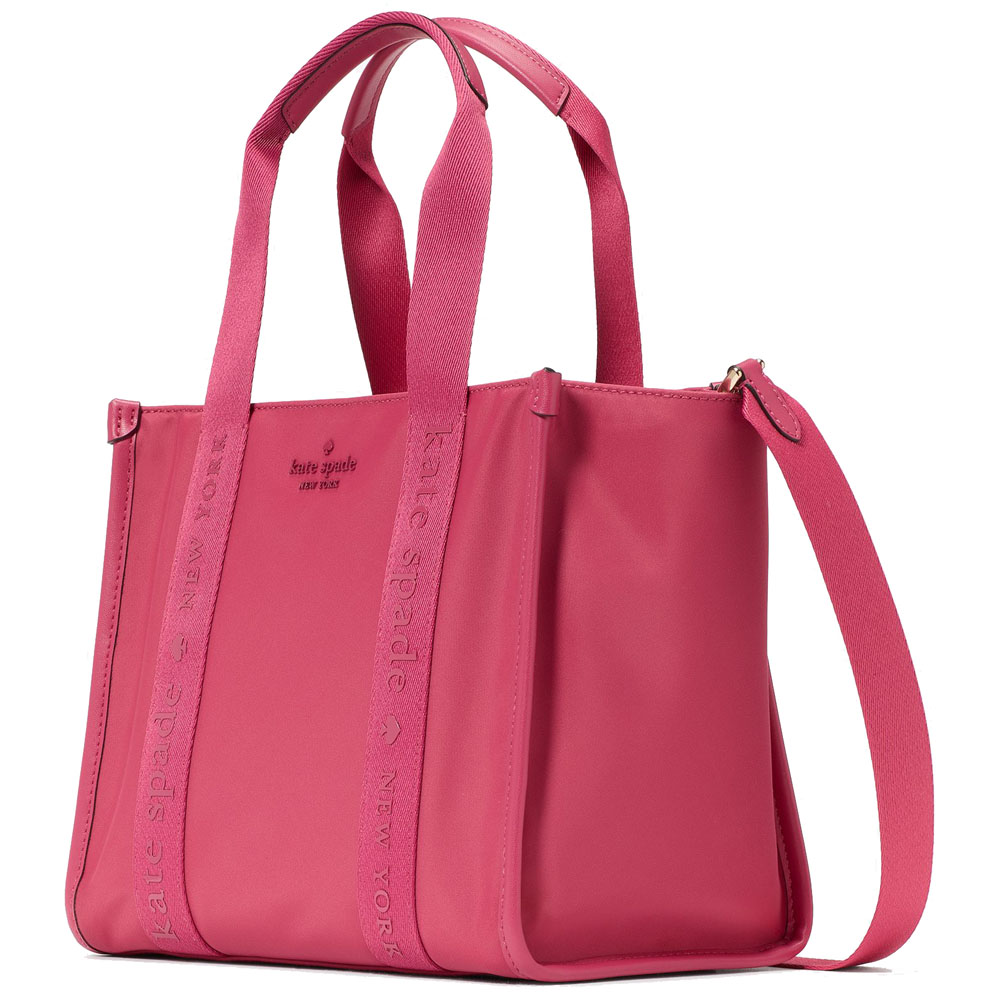Kate Spade Kip Nylon Small Tote Rose Oil # KL926