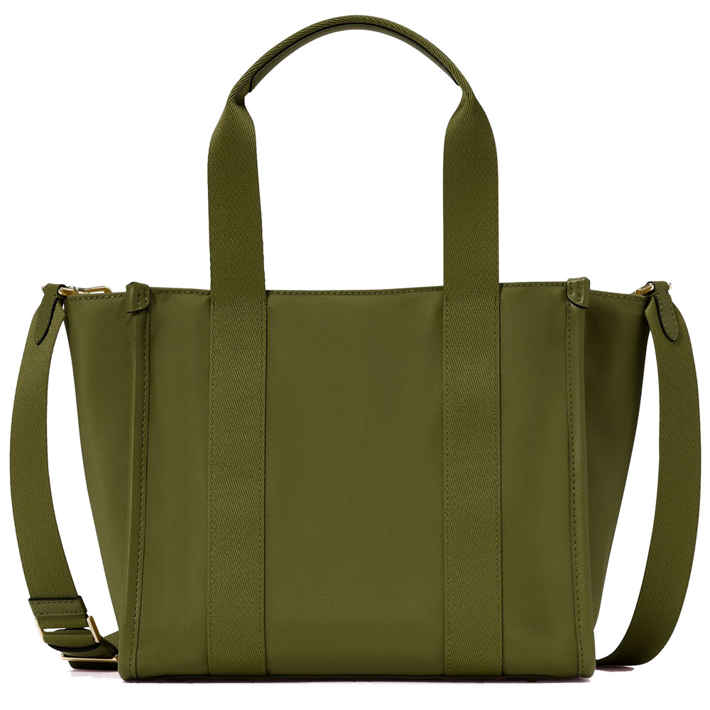 Kate Spade Kip Nylon Small Tote Enchanted Green # KL926
