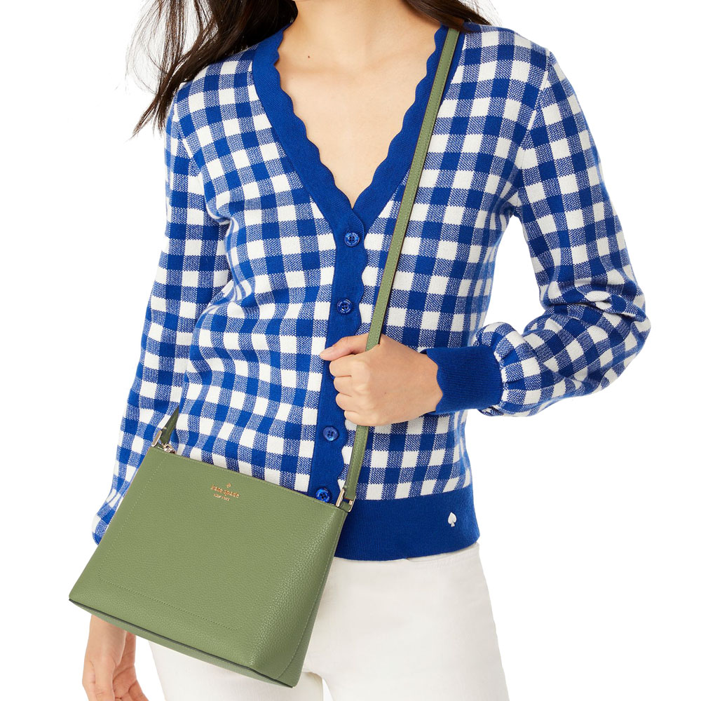 Kate Spade Leila Medium Crossbody Cedar Stand # KG464