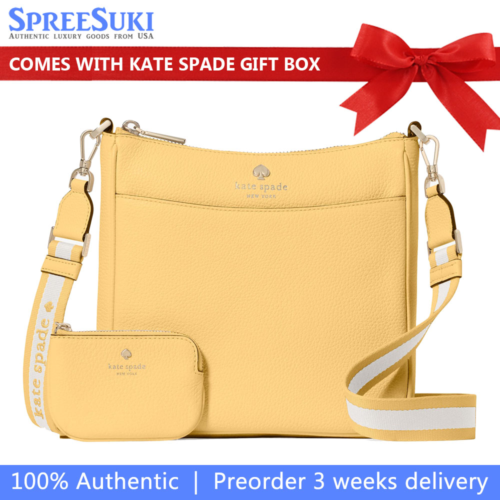 Kate Spade Emma Medium Swingpack Crossbody Fresh Hay # KL753