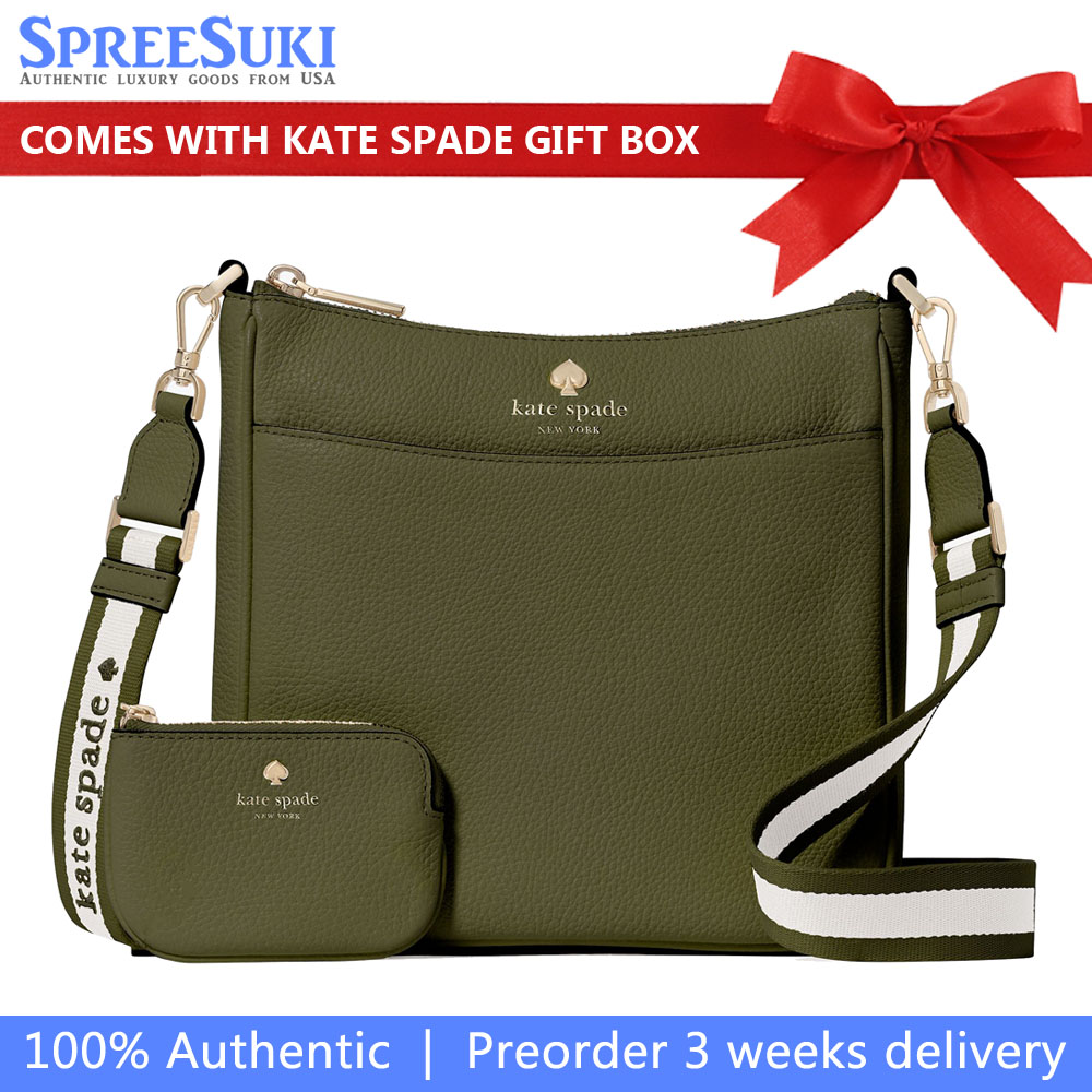 Kate Spade Emma Medium Swingpack Crossbody Enchanted Green # KL753
