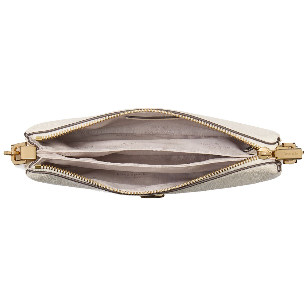 Kate Spade Kayla Small Triple Compartment Crossbody Meringue # KL806