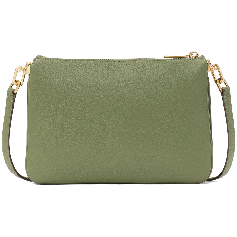 Kate Spade Kayla Small Triple Compartment Crossbody Cedar Stand # KL806