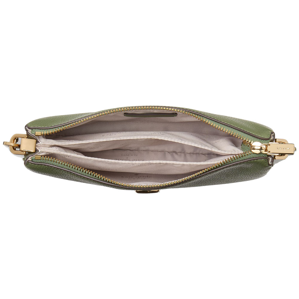 Kate Spade Kayla Small Triple Compartment Crossbody Cedar Stand # KL806
