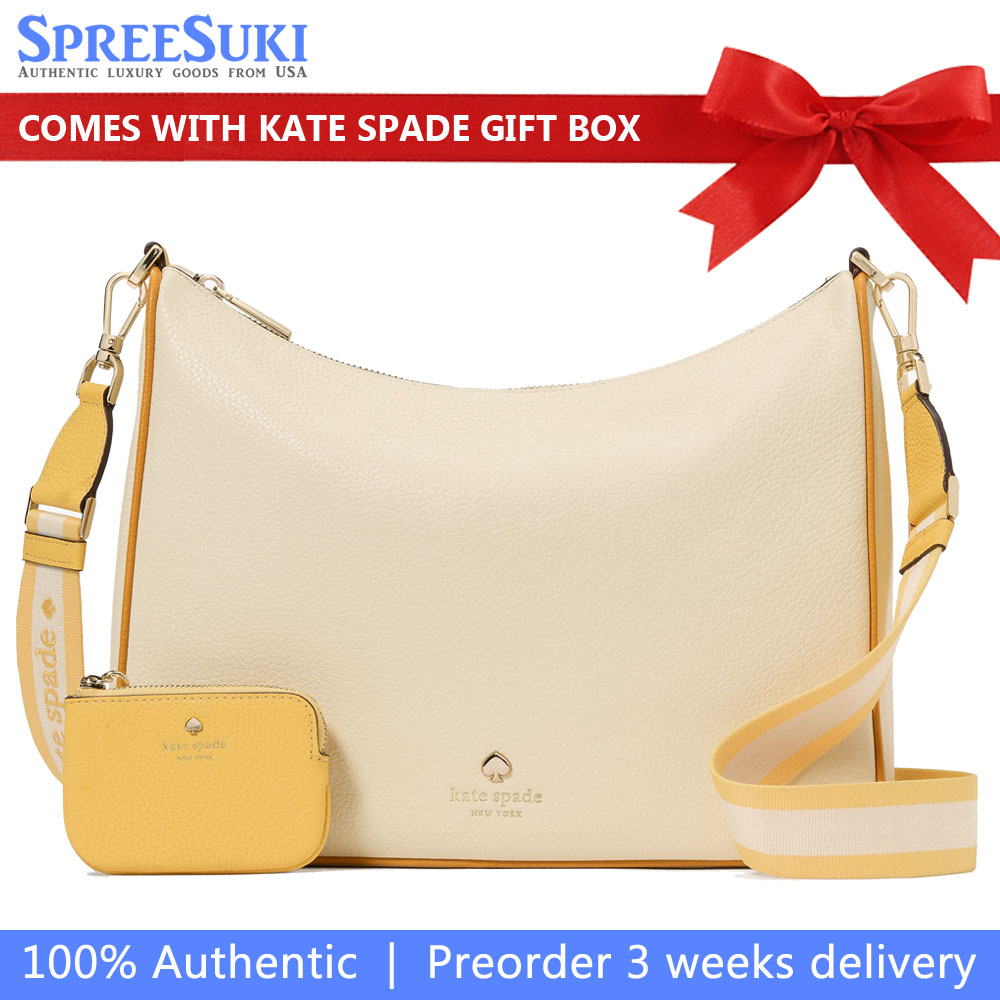 Kate Spade Emma Large Crossbody Buttermilk Glaze Multi # KK943