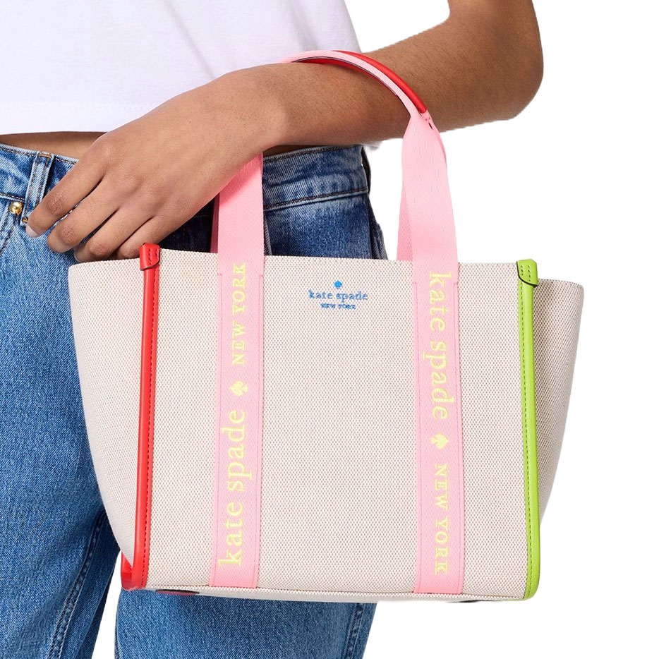 Kate Spade Kip Canvas Small Tote Multi # KL050