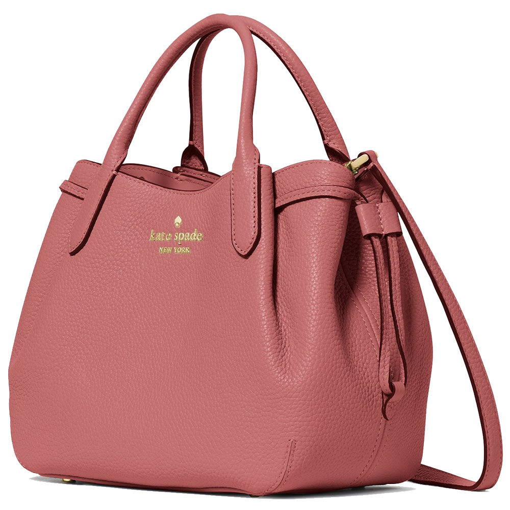 Kate Spade Pebble Leather Dumpling Small Satchel Pomegranate # K8135
