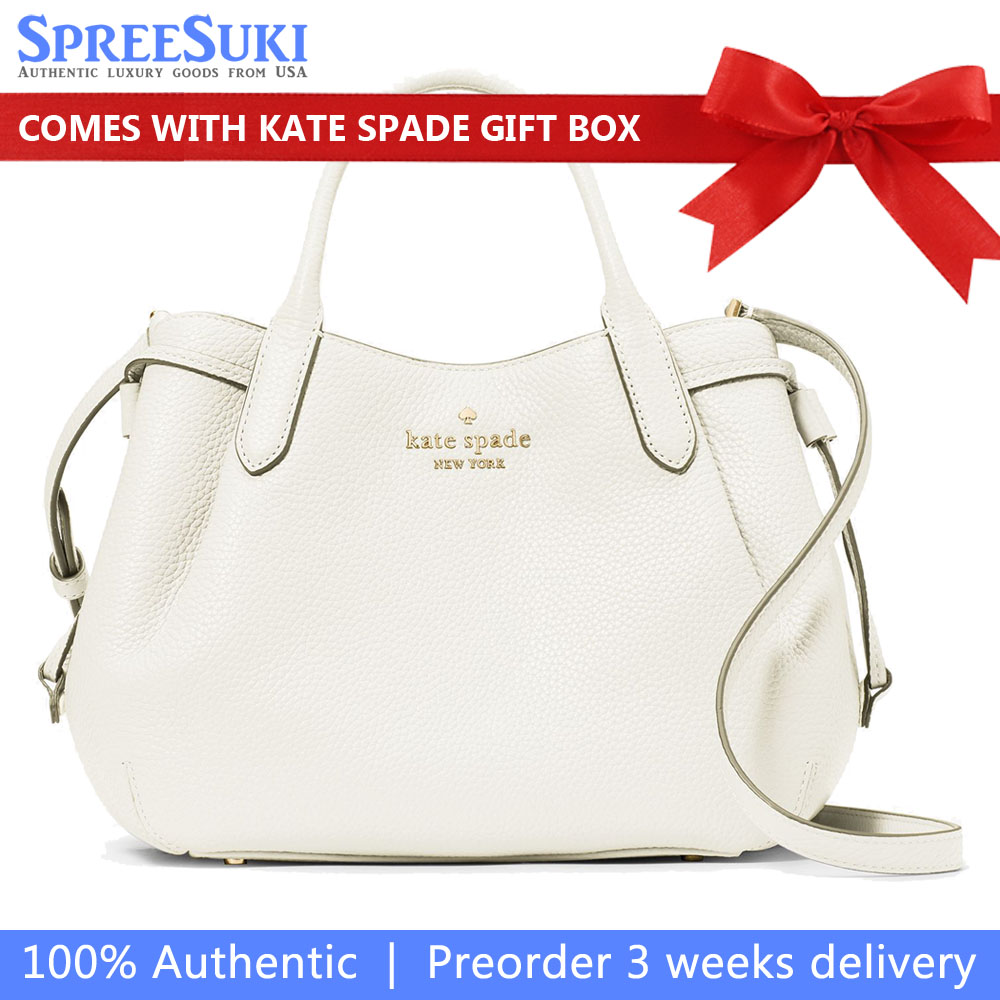 Kate Spade Pebble Leather Dumpling Small Satchel Meringue # K8135