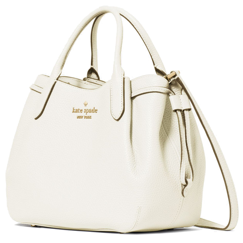 Kate Spade Pebble Leather Dumpling Small Satchel Meringue # K8135