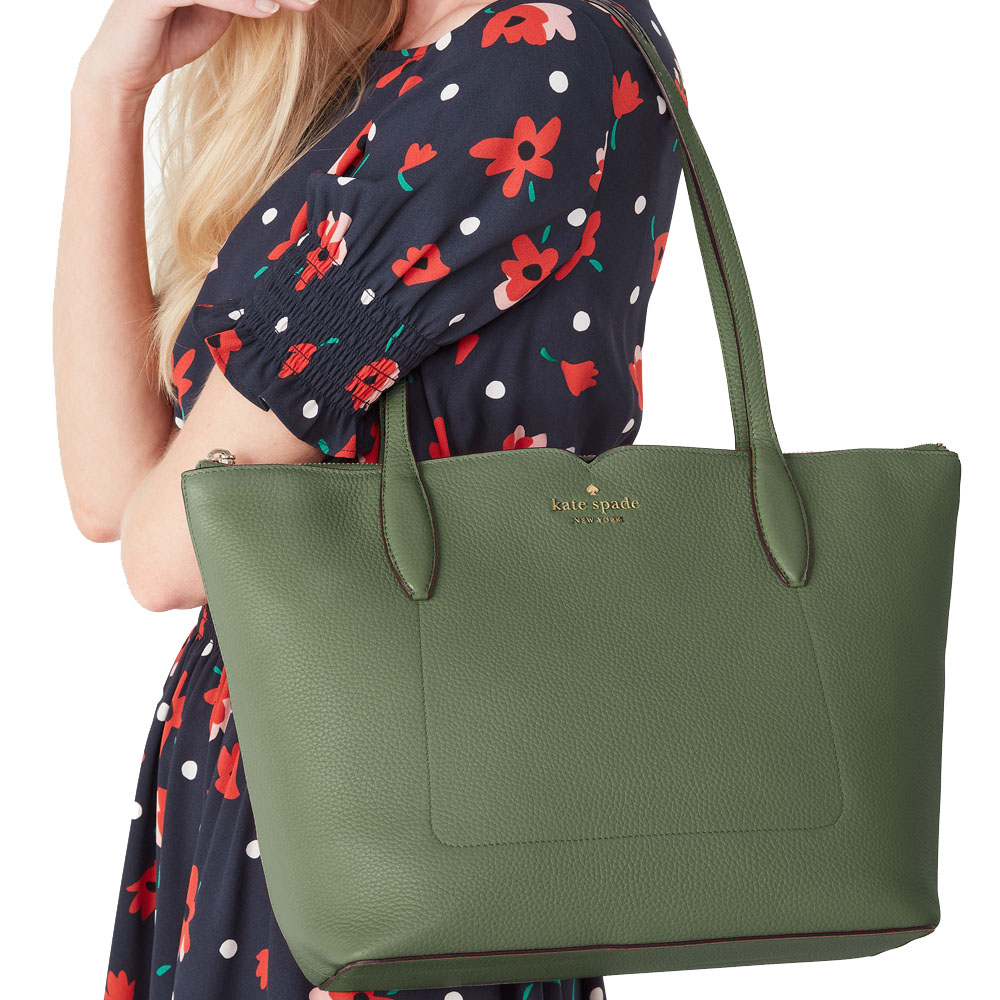 Kate Spade Harlow Medium Tote Romaine # WKR00063