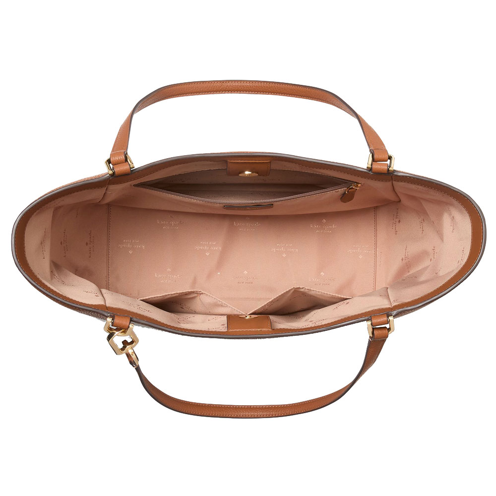 Kate Spade Kayla Large Tote Warm Gingerbread # KK079