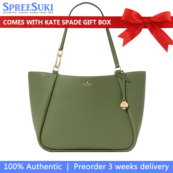 Kate Spade Kayla Large Tote Cedar Stand # KK079