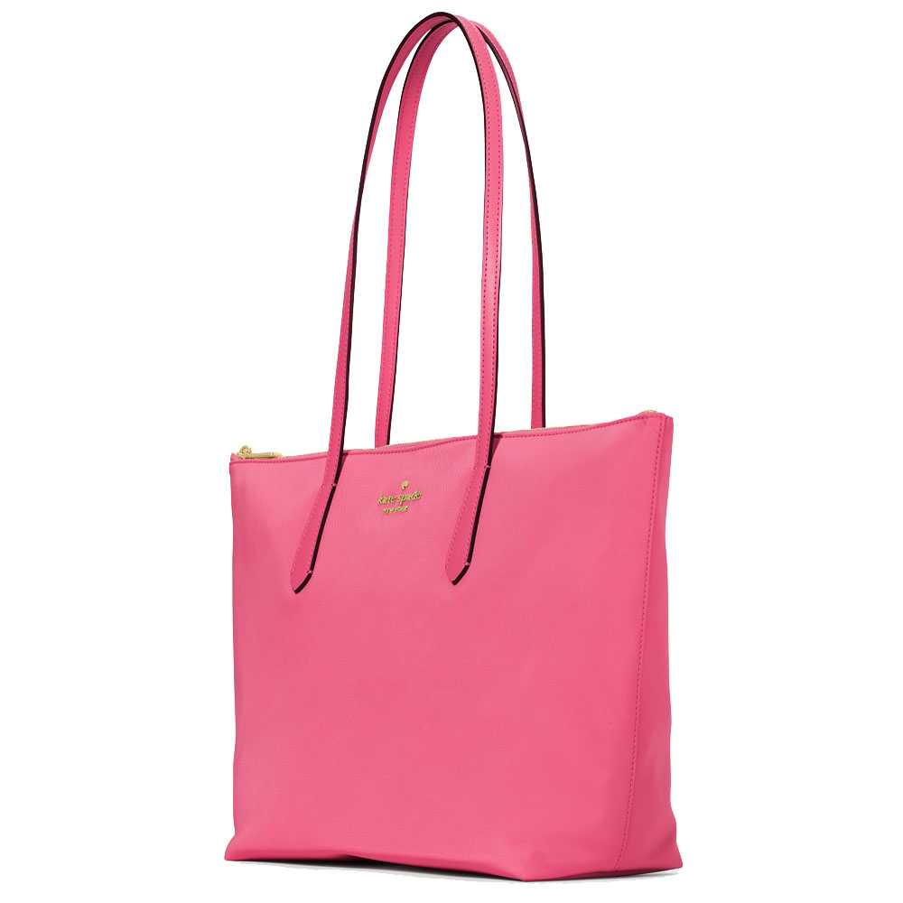 Kate Spade Kitt Nylon Medium Tote Rose Oil # KC455