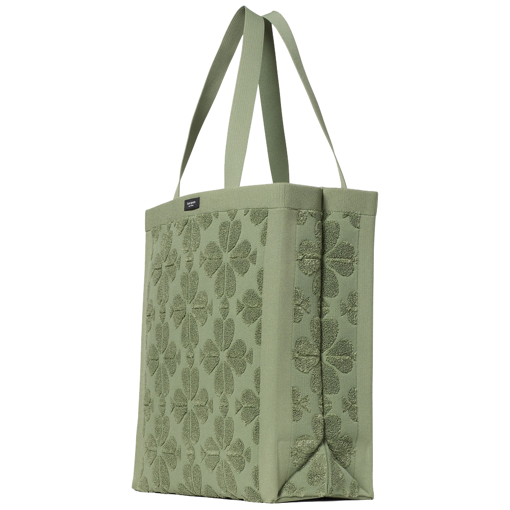 Kate Spade Brooke Terry Carryall Large Tote Cedar Stand # KL836