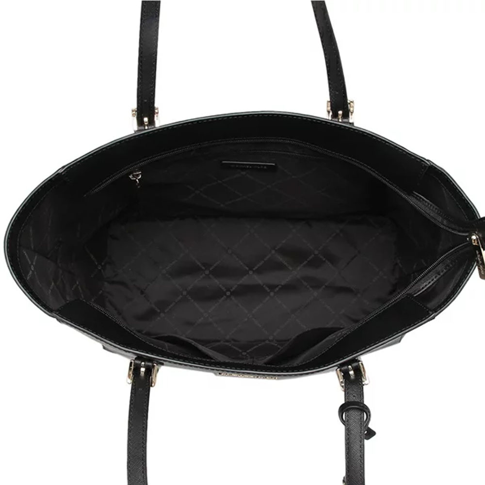 Michael Kors Tote Shoulder Bag Gilly Large Saffiano Leather Tote Bag Black # 35S1G2GT7L