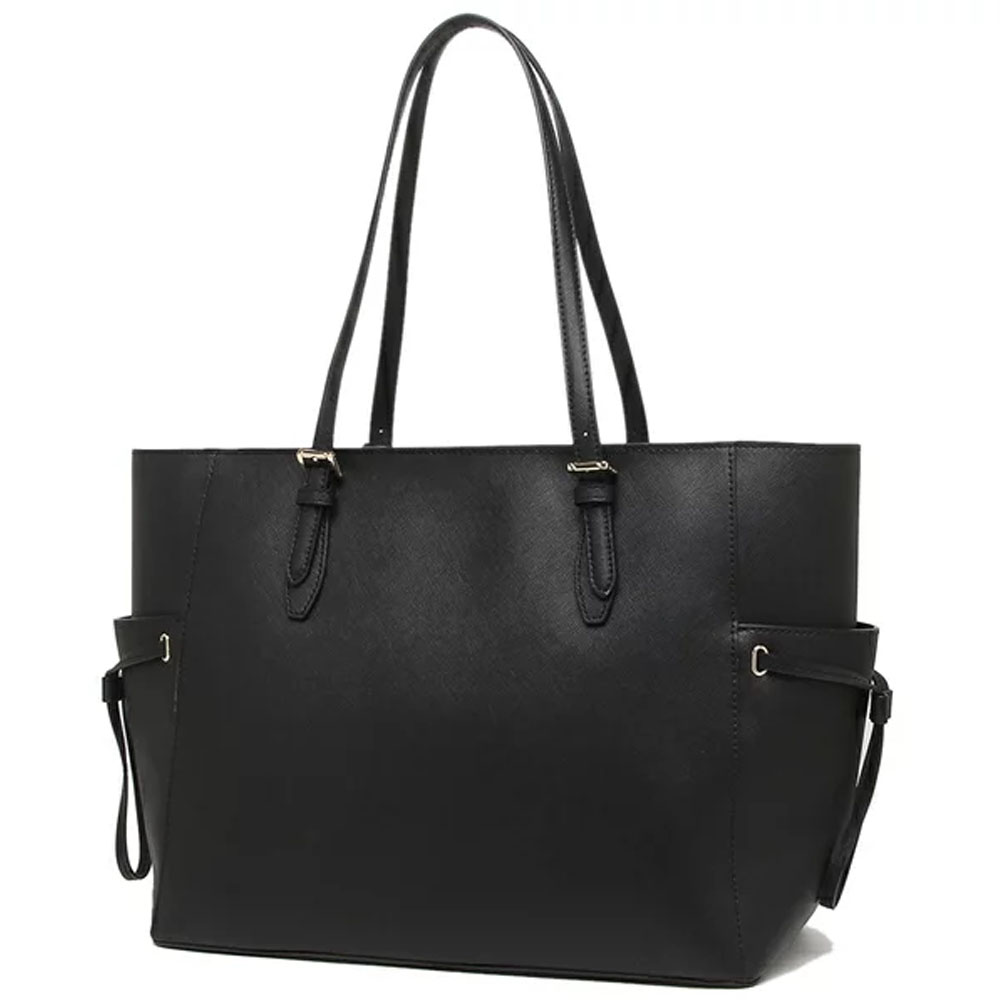 Michael Kors Tote Shoulder Bag Gilly Large Saffiano Leather Tote Bag Black # 35S1G2GT7L