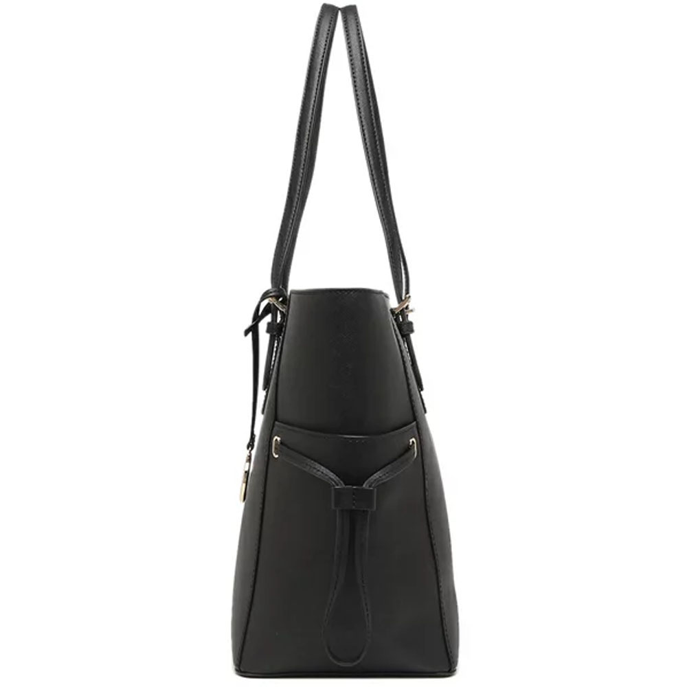 Michael Kors Tote Shoulder Bag Gilly Large Saffiano Leather Tote Bag Black # 35S1G2GT7L