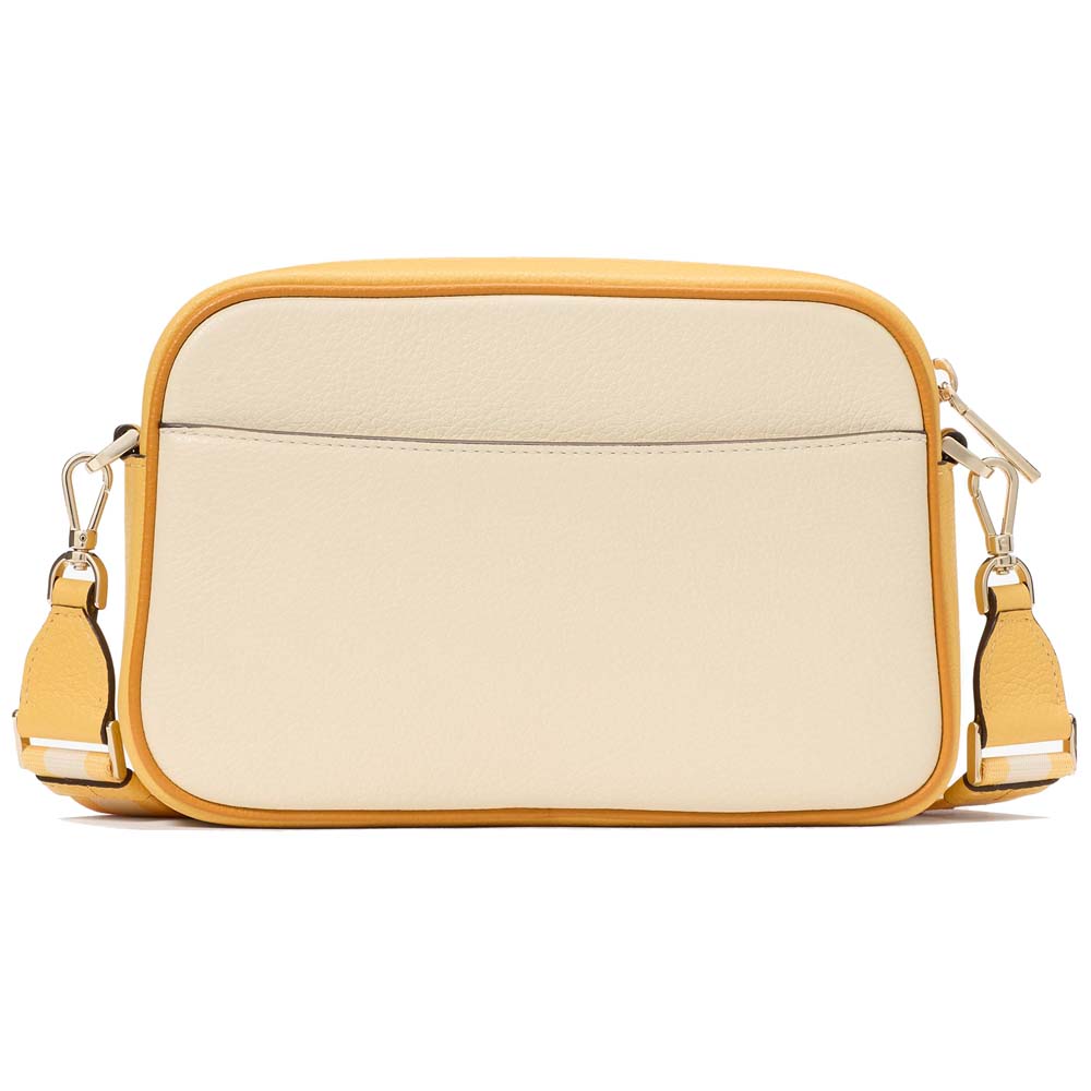 Kate Spade Emma Colorblock Pebbled Leather Large Crossbody Buttermilk Glaze Multi # KK940