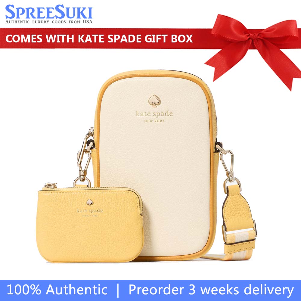 Kate Spade Emma Phone Crossbody Buttermilk Glaze Multi # KK907