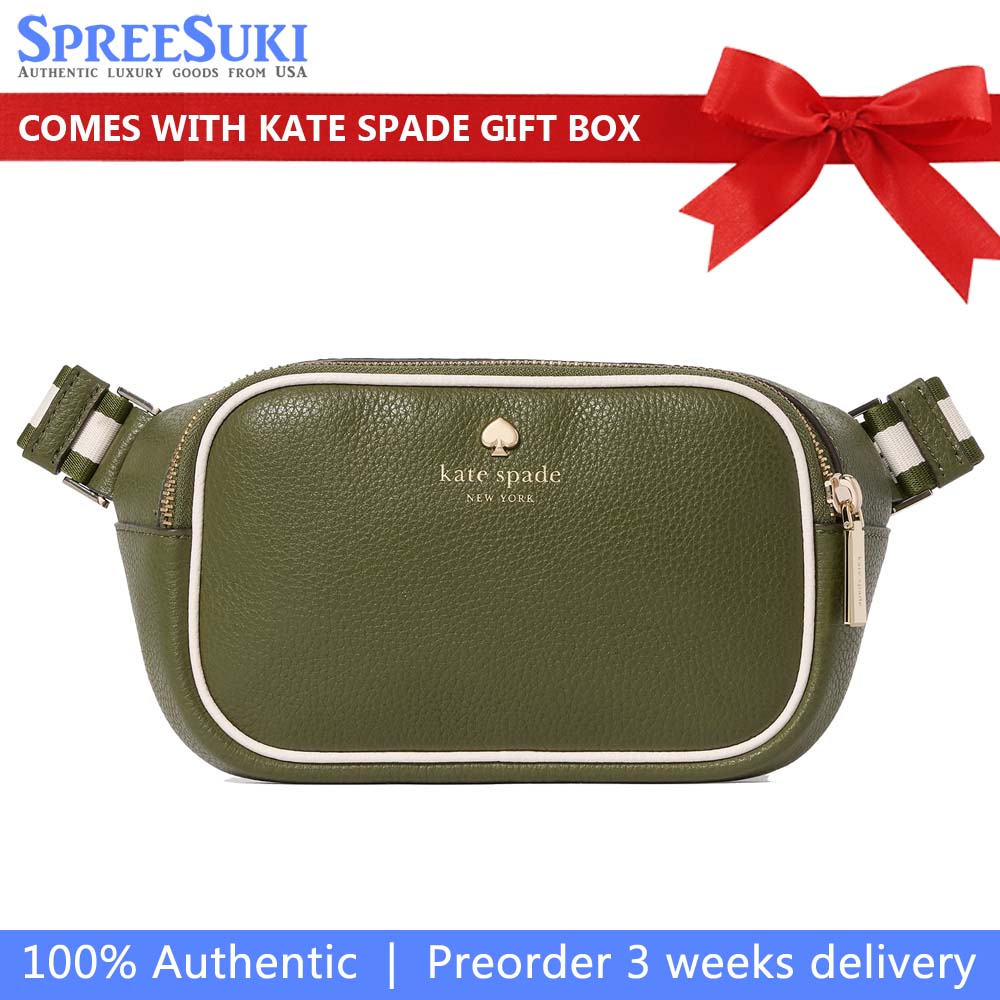 Kate Spade Emma Belt Bag Enchanted Green Multi # KK938