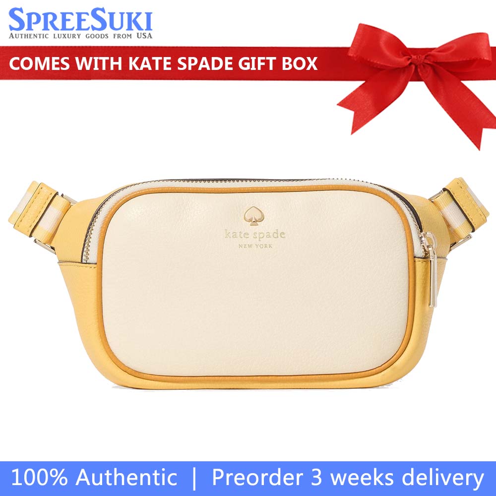 Kate Spade Emma Belt Bag Buttermilk Glaze Multi # KK938